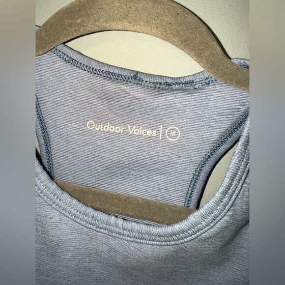 Outdoor Voices Women’s  Lilac Athena Crop Top Size M EUC Activewear Athleisure - Picture 5 of 9